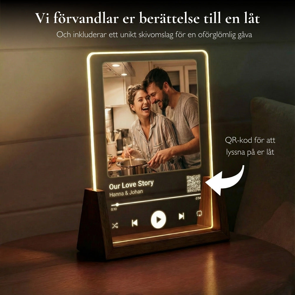 Musiktavla Med Personlig Låt