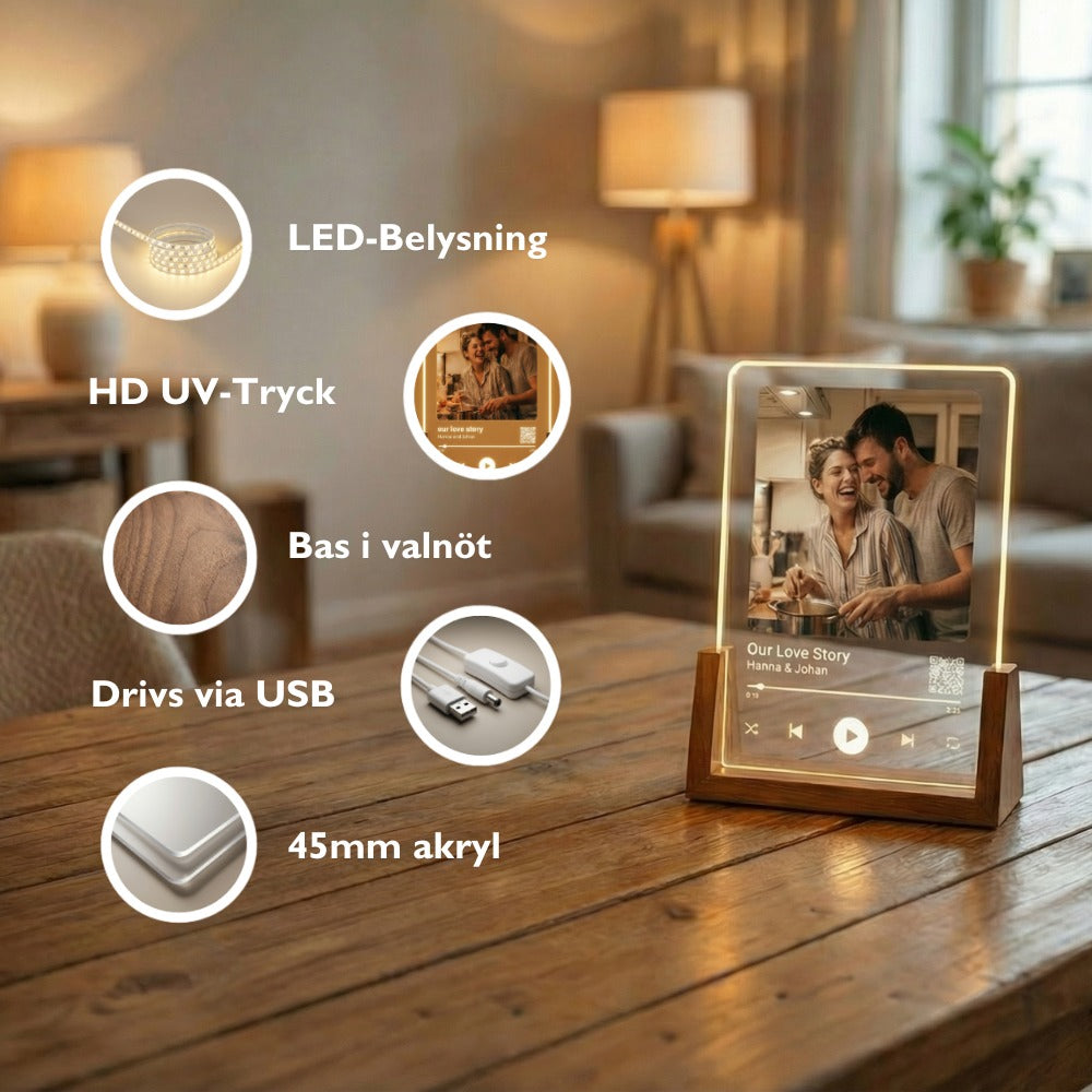 Musiktavla Med Personlig Låt