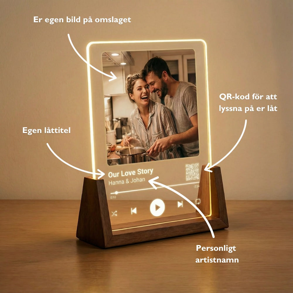 Musiktavla Med Personlig Låt