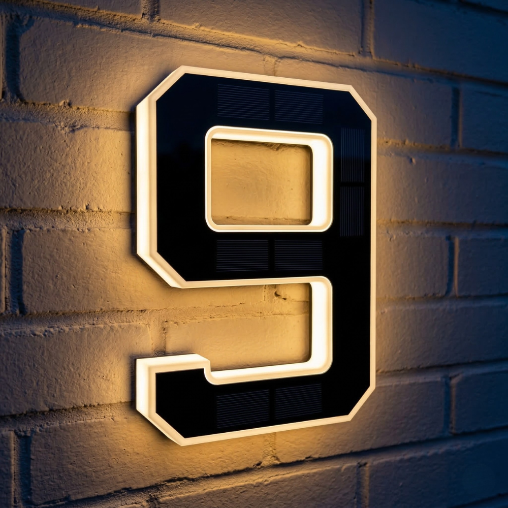 Husnummer | Belysta & Solcellsdrivna